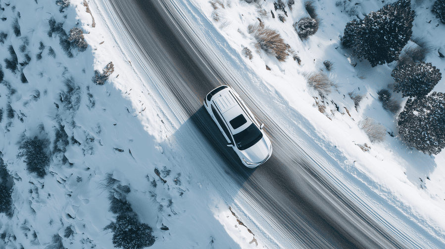 sneeuw glad wegdek auto tips veilig rijden